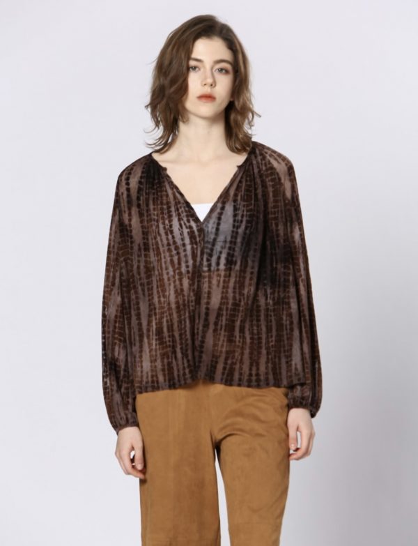 Blouse marron