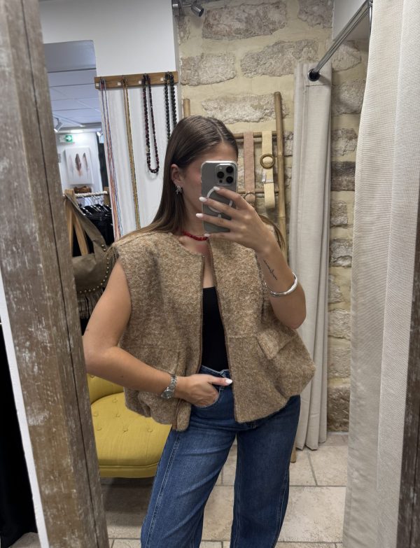Gilet beige