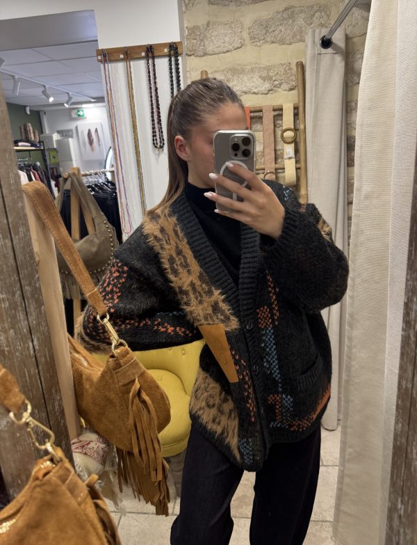 Gilet Blandine noir