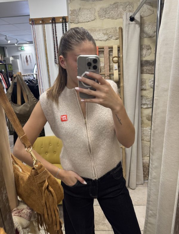 Gilet beige