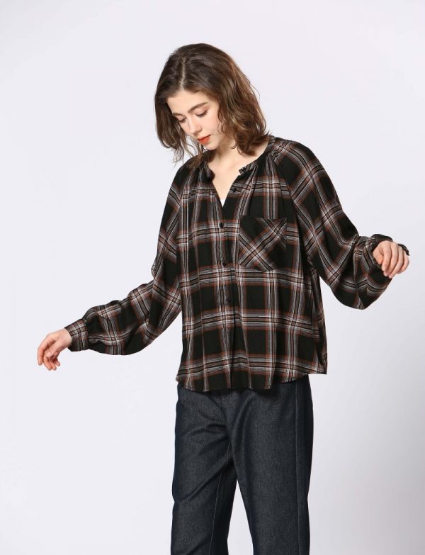 Chemise à carreaux
